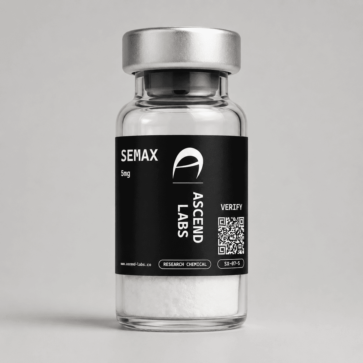 Semax — lyofilizovaný výskumný peptid, liekovka