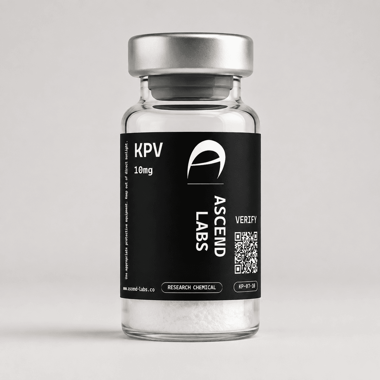 KPV — lyofilizovaný výskumný peptid, liekovka